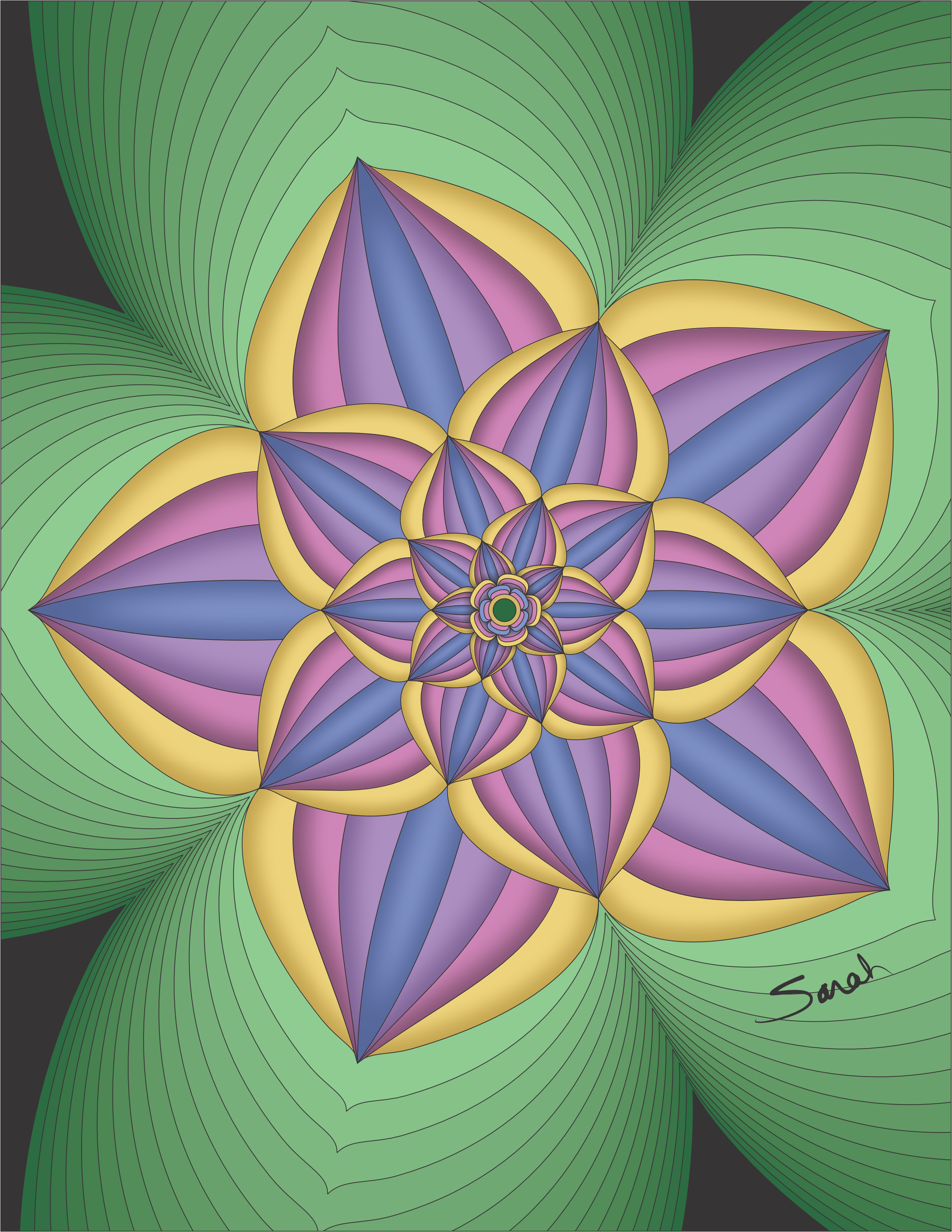 Begonia Color – SarahCath's Art